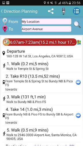 Los Angeles Bus Tracker screenshot 8