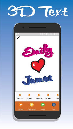 3D Text Maker - 3D Text On Pictures screenshot 3