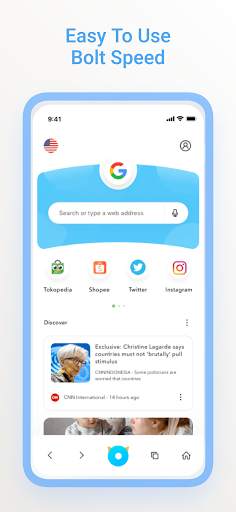 Bolt Browser Web All Social Media screenshot 3