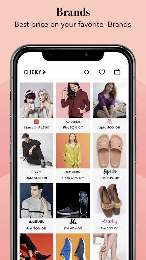 Clicky Online Shopping App screenshot 2