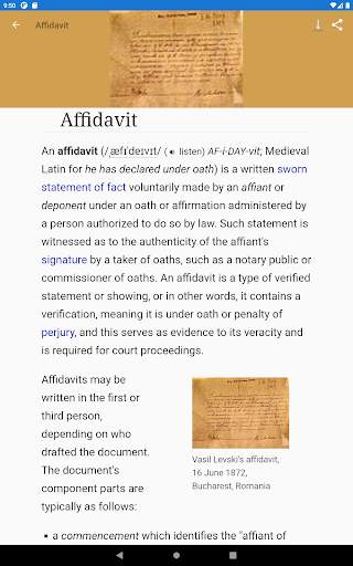 Legal Terminology Offline screenshot 8