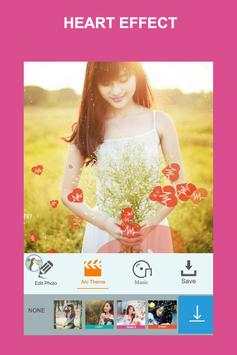 Heart Photo Effect Video Maker 2 تصوير الشاشة