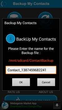 Backup My Contacts screenshot 4