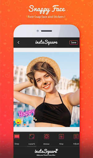 SquareFit - insta Photo Editor-Beauty Photo Effect screenshot 5