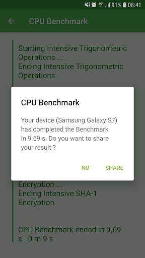 CPU Benchmark скриншот 4