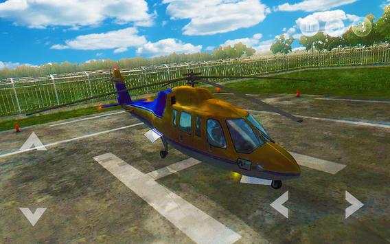 Helicopter Simulator : Pilot Flight Rescue Game 3D screenshot 4