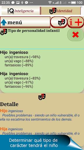 QUIS. Genética familiar. screenshot 6