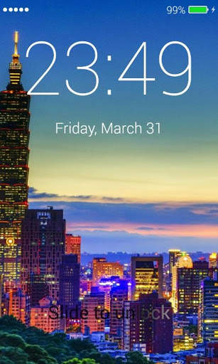 City Lock Screen screenshot 1