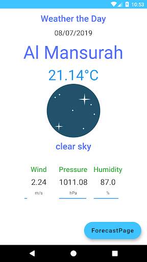 Weather and Forecast EMB स्क्रीनशॉट 1