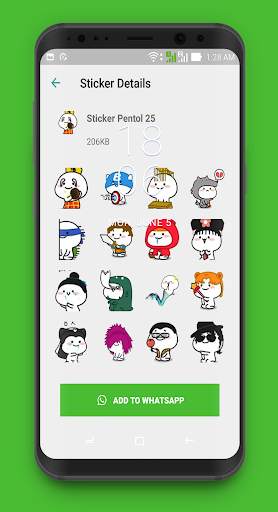 Stiker Pentol WA Lucu - WAStickerApps screenshot 4