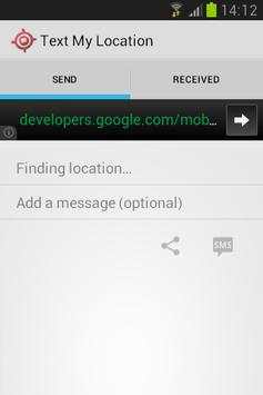 Text My Location screenshot 1