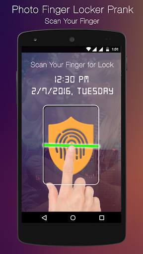 Photo Finger Print Lock Prank 3 تصوير الشاشة