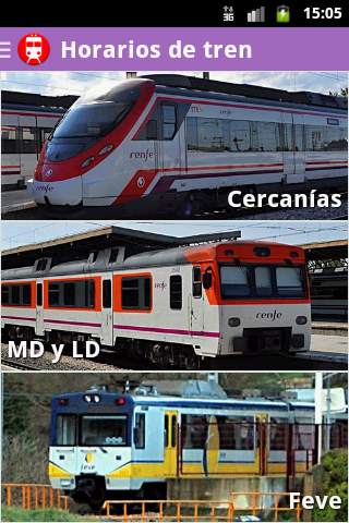 Horarios de tren screenshot 1