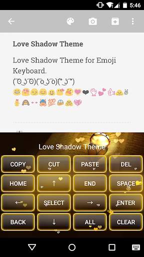 Love Shadow Emoji Keyboard screenshot 3