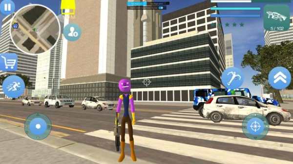 Super Thanos Stickman Rope Hero Gangstar Crime screenshot 3