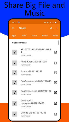 Real Indian File Transfer - Share Music & Videos screenshot 4