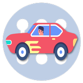 outrun retro icon