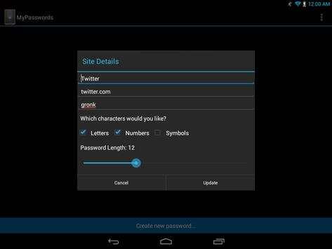My Passwords screenshot 4