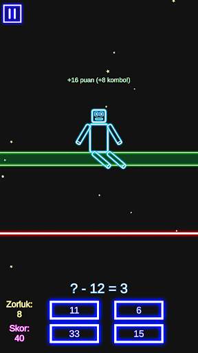 Lazer Matematik Oyunu: 4 İşlem ve Çarpım Tablosu screenshot 4