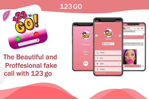 Funny call 123 GO Challenge - fake live video screenshot 2