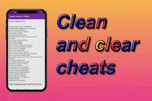 Grand cheat 5 offline screenshot 2