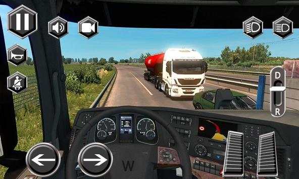 Real Truck Driver Driving Sim 3D screenshot 1