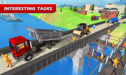 Train Bridge Construction: Railroad Building Sim screenshot 2