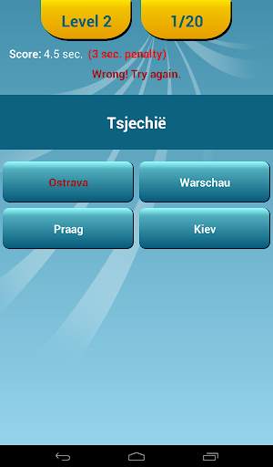 Hoofdsteden van landen Quiz screenshot 10