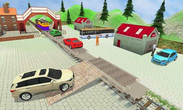 Car Cargo Train Transport 2018 screenshot 5