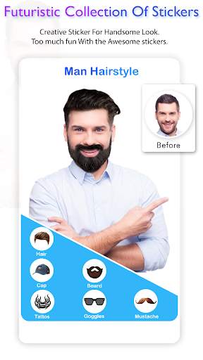 Man Hairstyle Photo Editor 2020 screenshot 3