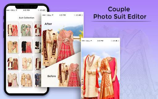 Couple Photo Suit Editor screenshot 1