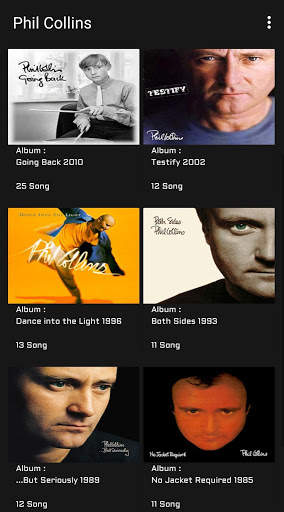 Phil Collins All Songs All Albums Music Video screenshot 1