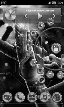 Next Launcher Bio Gray Theme screenshot 3