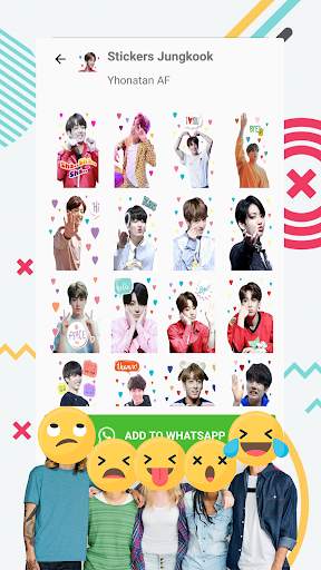 BTS WAStickerApps - Stickers Idol for Whatsapp screenshot 5