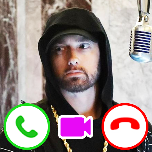 Eminem Fake Video Call &amp; Wallpaper icon