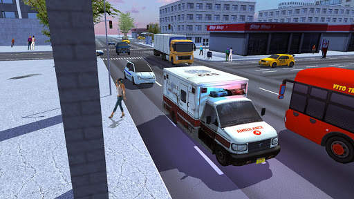 Ambulance Driving Game: Rescue screenshot 6