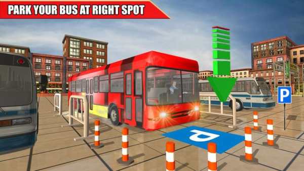 3d bus simulator: parking games, Drive and Park screenshot 2