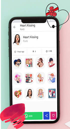 💞Love Animated Stickers for WhatsApp 💝 (GIF) screenshot 6