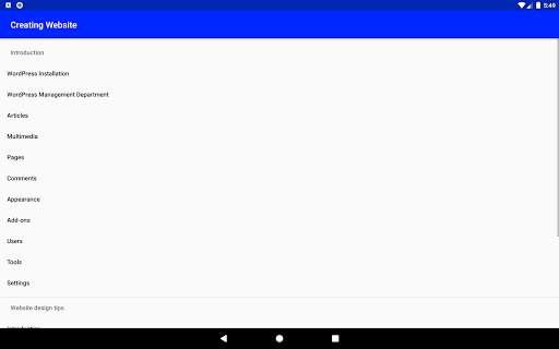 Creating Website screenshot 8