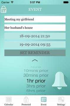 Private Calendar screenshot 2