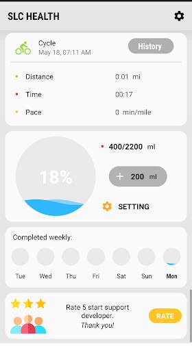 Steps counter, Calorie Tracker & Pedometer Free screenshot 2