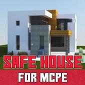 Safe house for Minecraft logo