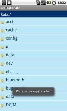 jUploader Lite screenshot 5