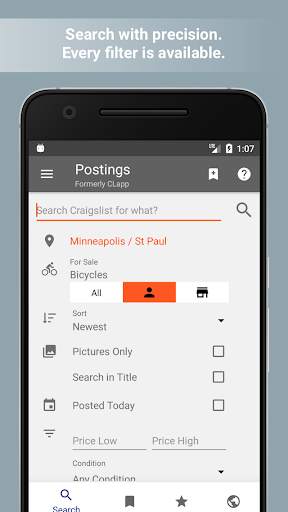 Postings (Craigslist Search App) 6 تصوير الشاشة