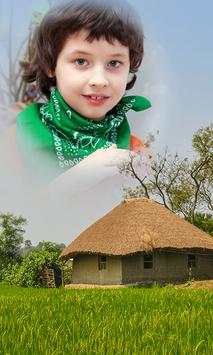 Features natural village photo frame application screenshot 2