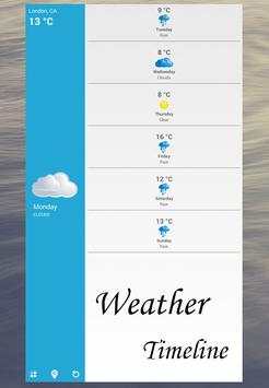 Weather Timeline screenshot 1