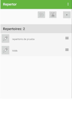 Repertor. Organize sheet music. screenshot 1