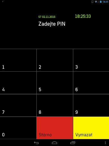 Evidence docházky Aktion screenshot 4