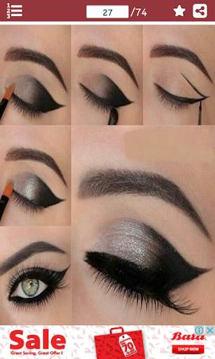 Eye Makeup - Step by Step Tutorials (Offline) 2021 screenshot 2