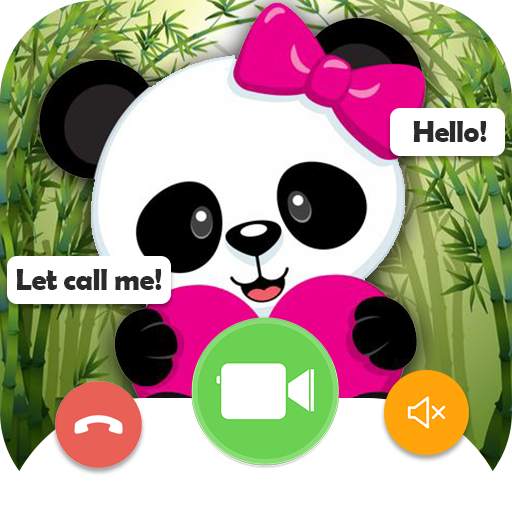 Baby Panda Video Call & Chat Simulation screenshot 1